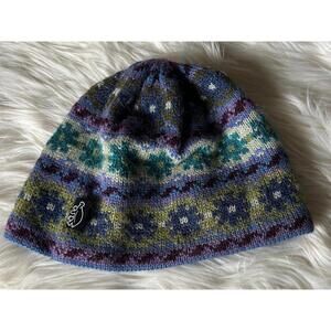 Alpaca Wool Knit Beanie Hat, Made in Bolivia